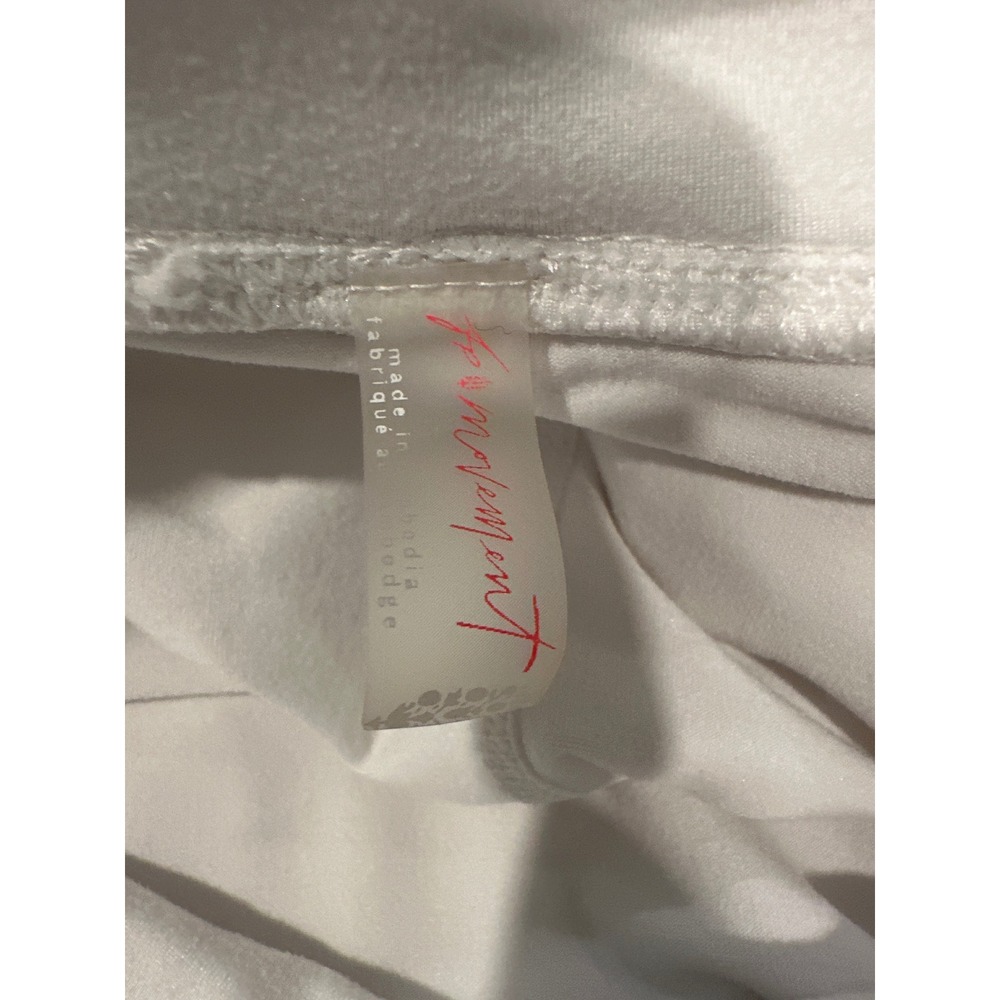 Free People Movement Pleats & Thank You White Pleated Lace Trim Tennis Skort - Picture 7 of 11